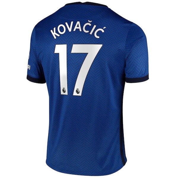 Camiseta Chelsea NO.17 Kovacic Primera equipo 2020-2021 Azul